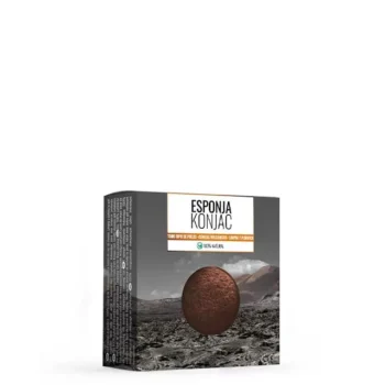 Esponja exfoliante corporal y facial de Konjac 100% natural