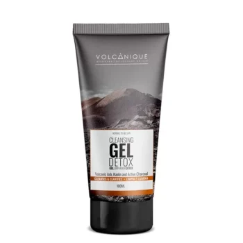 Gel limpiador detox con carbon activo caolin y ceniza volcanica